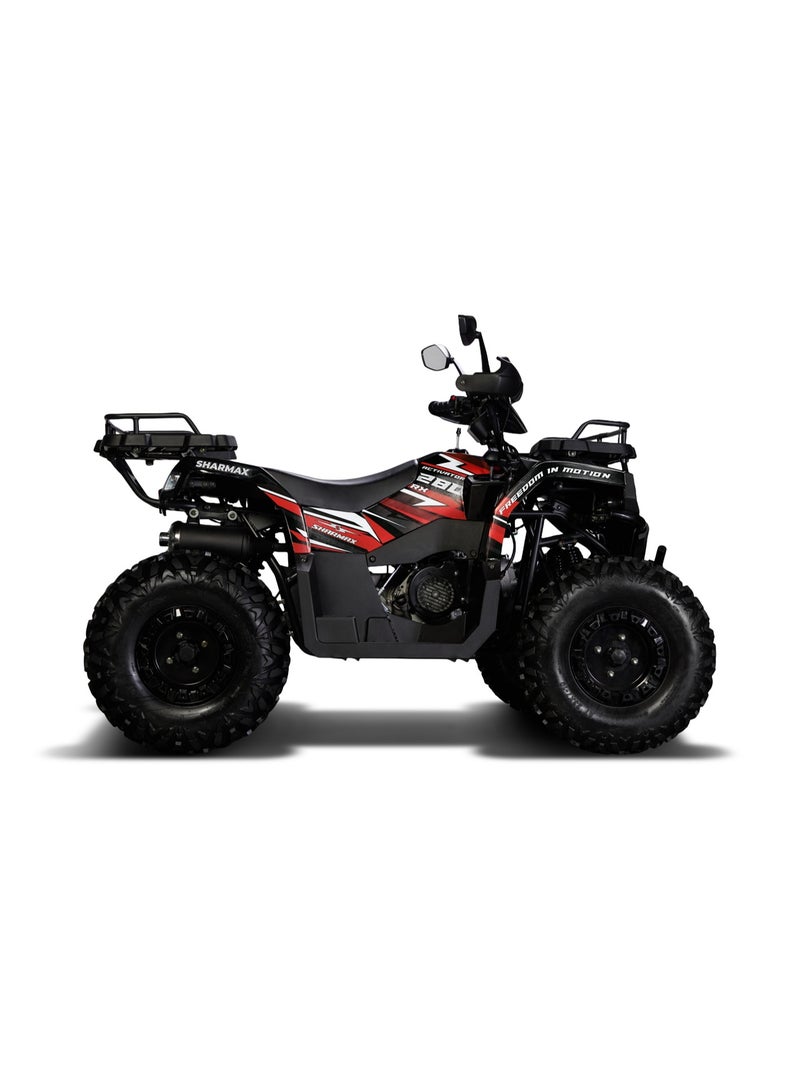 شارمكس دراجة رباعية بنزين Sharmax Activator 280 RX – محرك 250 سي سي، 21 حصان، 4 أشواط، ناقل حركة CVT - Image 1